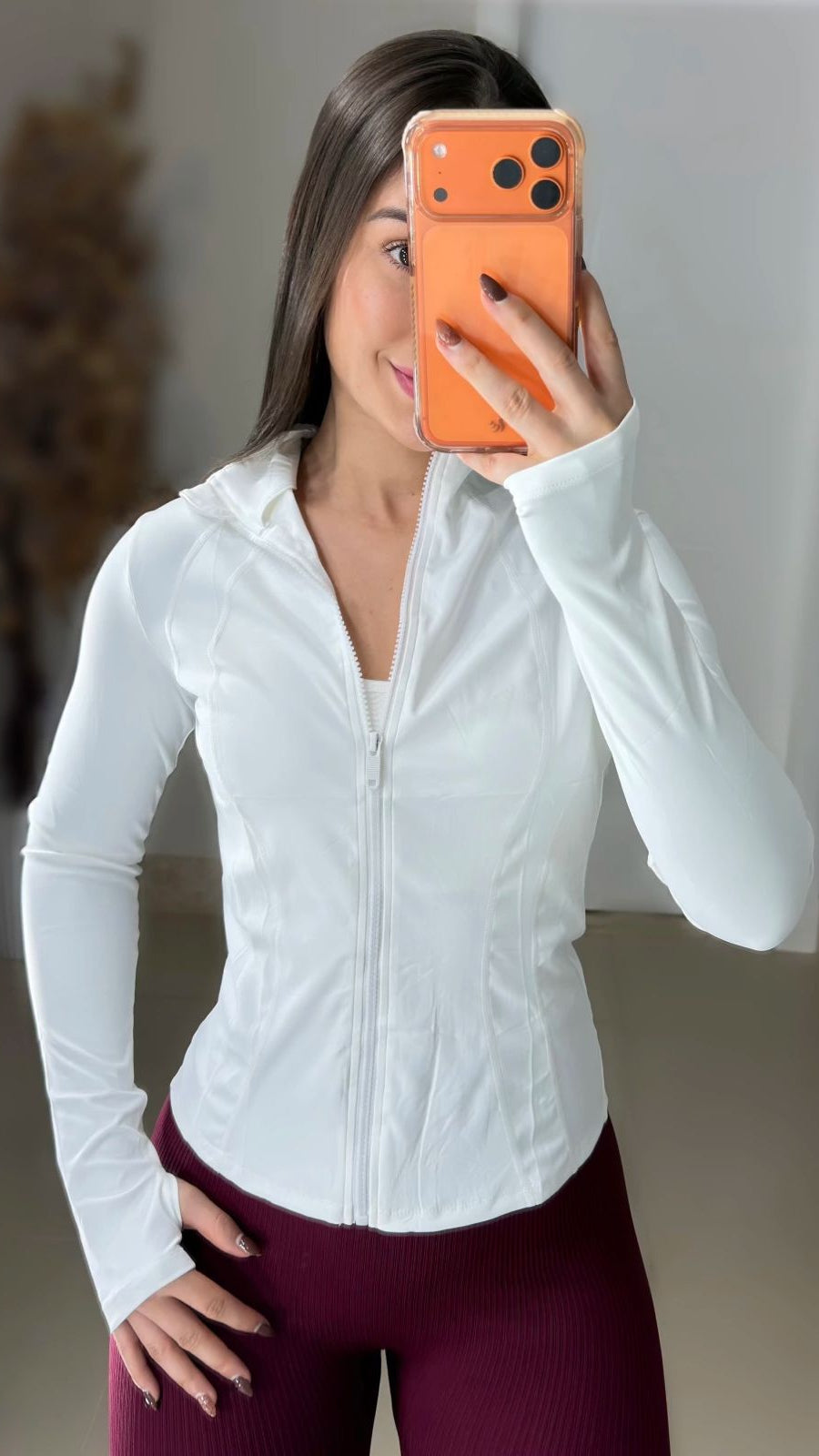 Jaqueta Slim em Zíper