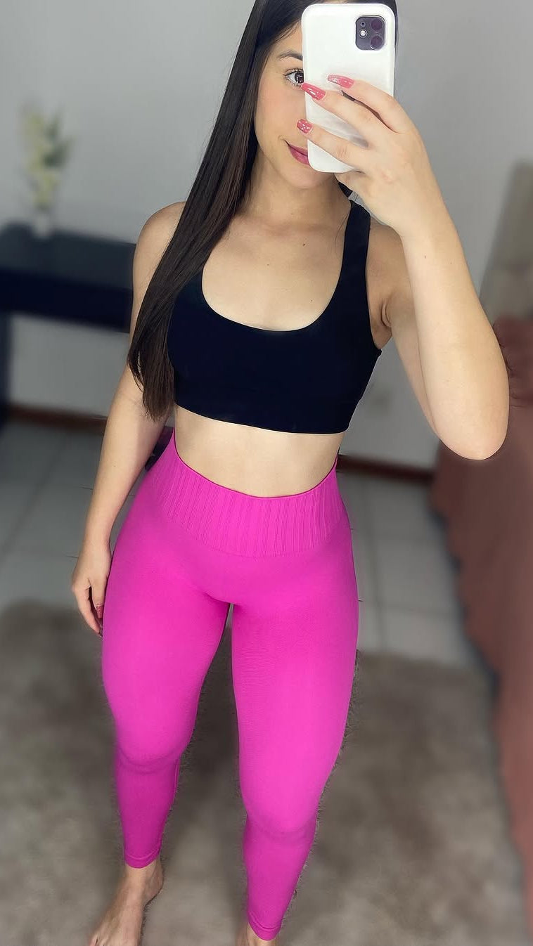 Conjunto Legging Pink Black